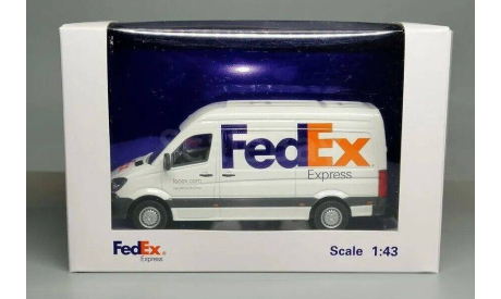 MERCEDES-BENZ Sprinter FedEx, white, масштабная модель, Eligor, scale43