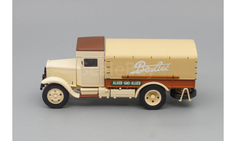 BERLIET GVL 28 Diesel Alger-Gao-Alger 1932, beige, масштабная модель, Altaya, 1:43, 1/43