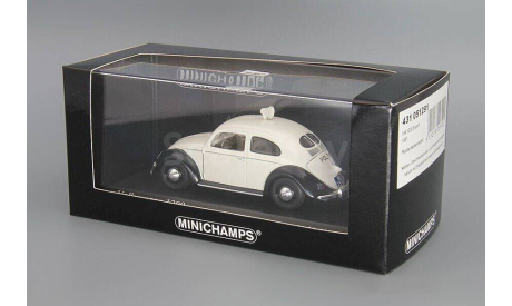 VOLKSWAGEN 1200 Export ’Politie Netherlands’ (1951), white / black, масштабная модель, Minichamps, scale43