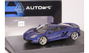 McLaren MP4-12C 2011 (metallic blue), масштабная модель, Autoart, scale43