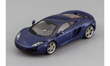 McLaren MP4-12C 2011 (metallic blue), масштабная модель, Autoart, scale43