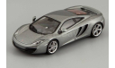 McLAREN MP4-12C 2011, metallic silver, масштабная модель, Autoart, scale43