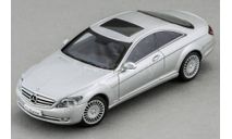 MERCEDES-BENZ CL 500 (2006), silver, масштабная модель, Autoart, scale43