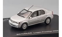 RENAULT Logan Prestige - 2006, silver, масштабная модель, Eligor, scale43