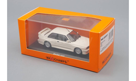 BMW M30 (E30) 1987, white, масштабная модель, Maxichamps, scale43