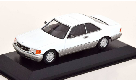 MERCEDES-BENZ 560 SEC C126 Coupe (1986), white, масштабная модель, Maxichamps, scale43