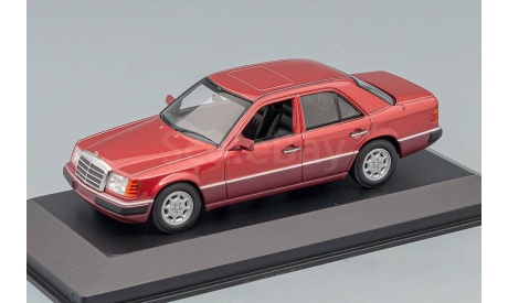 MERCEDES-BENZ E-CLASS 230E (W124) 1991, red metallic, масштабная модель, Maxichamps, scale43