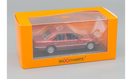 MERCEDES-BENZ E-CLASS 230E (W124) 1991, red metallic, масштабная модель, Maxichamps, scale43
