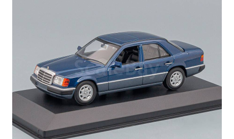 MERCEDES-BENZ E-CLASS 230E (W124) 1991, blue metallic, масштабная модель, Maxichamps, scale43
