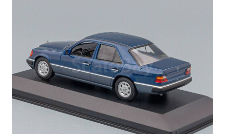 MERCEDES-BENZ E-CLASS 230E (W124) 1991, blue metallic, масштабная модель, Maxichamps, scale43