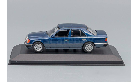 MERCEDES-BENZ E-CLASS 230E (W124) 1991, blue metallic, масштабная модель, Maxichamps, scale43