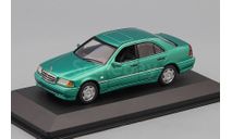 MERCEDES-BENZ C-Class (1997), green metallic, масштабная модель, Maxichamps, scale43