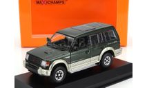 MITSUBISHI Pajero Lwb 2800 Turbo Intercooler (1991), Green Met Silver, масштабная модель, Maxichamps, scale43