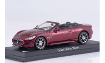 MASERATI GranCabrio Sport 2013 Maroon, масштабная модель, Leo Models, scale43