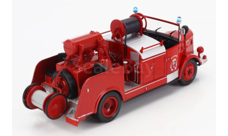 HOTCHKISS Pl50 Tanker Truck Fire Engine (1960), Red, масштабная модель, Altaya, scale43