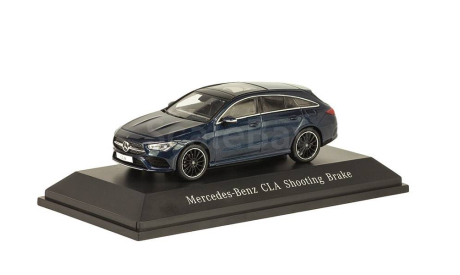 MERCEDES-BENZ CLA Shooting Brake (C118) - 2019, denim blue, масштабная модель, Spark, scale43