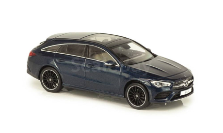 MERCEDES-BENZ CLA Shooting Brake (C118) - 2019, denim blue, масштабная модель, Spark, scale43