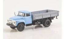 ЗИЛ-130 бортовой (ранний), серо-голубой, масштабная модель, Автоистория (АИСТ), scale43