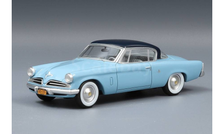 STUDEBAKER Commander Starliner (1953), light blue/dark blue, масштабная модель, Best of Show, scale43