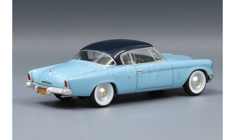 STUDEBAKER Commander Starliner (1953), light blue/dark blue, масштабная модель, Best of Show, scale43