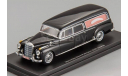 MERCEDES-BENZ 300D W189 Hearse by Pollmann (1960), black, масштабная модель, Best of Show, scale43