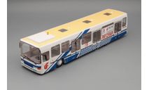 COBUS 3000 Airport Bus 1992, white / blue / beige, масштабная модель, Hachette, scale43