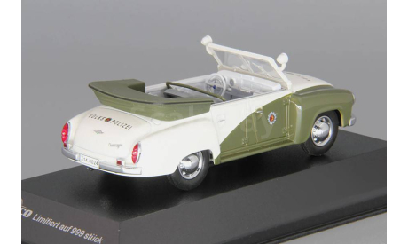WARTBURG 311-4 Kubel Volkspolizei (1957), масштабная модель, IST Models, scale43