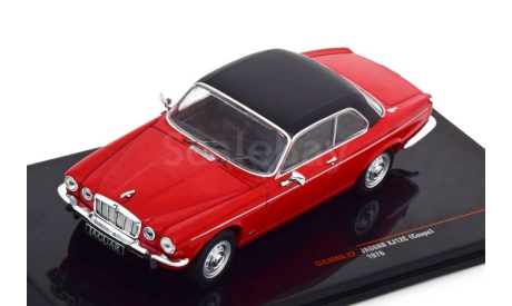 JAGUAR XJ 12C Coupe (1976), red matt-black, масштабная модель, IXO, scale43