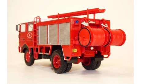 Berliet GBD 4X4 Fourgon-Pompe Tonne Hors Route Camiva, масштабная модель, Hachette, scale43