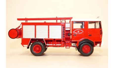 Berliet GBD 4X4 Fourgon-Pompe Tonne Hors Route Camiva, масштабная модель, Hachette, scale43