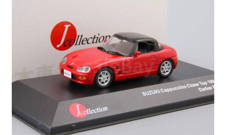 SUZUKI Cappucino (Close Top) 1994, Red, масштабная модель, J-Collection, scale43