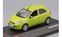 Nissan Micra 2010, Green, масштабная модель, J-Collection, scale43