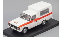 1:24 ИЖ-27156 скорая помощь, масштабная модель, Hachette, scale43