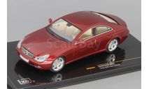 MERCEDES-BENZ CLS 320 CDI (2006), dark red, масштабная модель, IXO, scale43
