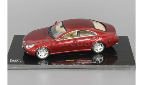 MERCEDES-BENZ CLS 320 CDI (2006), dark red, масштабная модель, IXO, scale43