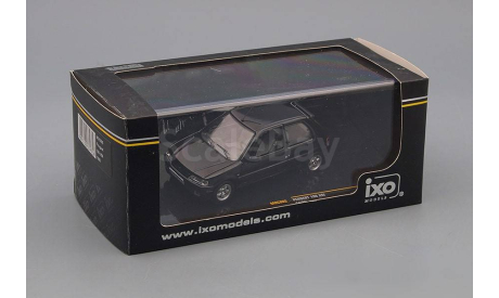PEUGEOT 106 XSI 1993, metallic black, масштабная модель, IXO, scale43
