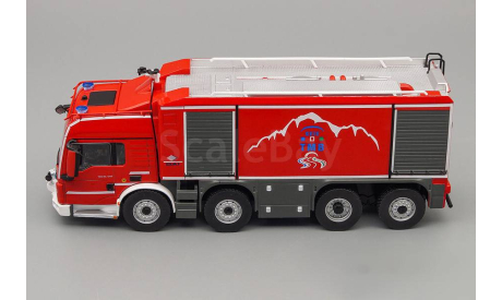 MAN TGS 35.540 8х6 BAI PROTEUS VSAT 13000 S 2013, масштабная модель, Hachette, scale43