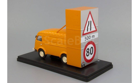 RENAULT 1000 KG Fourgon Serie DDE, orange, масштабная модель, Altaya, scale43