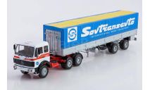 MERCEDES-BENZ NG2232 с полуприцепом Fruehauf Savoyarde Sovtransavto, масштабная модель, Start Scale Models (SSM), scale43