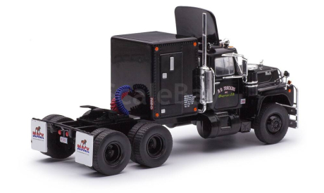 MACK R-Series со спальником (из к/ф ’Конвой’) (1978), Black, масштабная модель, IXO, scale43