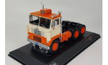 WHITE 7400 Tractor Truck 2-assi (1960), orange / creme, масштабная модель, IXO, scale43