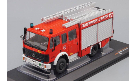 MERCEDES-BENZ 1224 LF 16/12 ’Feuerwehr Essen’ 1995, масштабная модель, IXO, scale43
