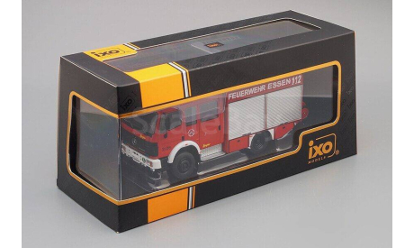 MERCEDES-BENZ 1224 LF 16/12 ’Feuerwehr Essen’ 1995, масштабная модель, IXO, scale43