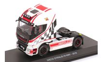 IVECO Stralis E5 Hi-way Tractor Truck Abarth 2-assi (2016), White Red Black, масштабная модель, Hachette, scale43