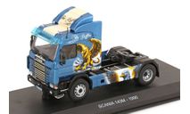 SCANIA 143m Tractor Truck 2-assi (1990) - The Griffin, Blue Black, масштабная модель, Hachette, scale43
