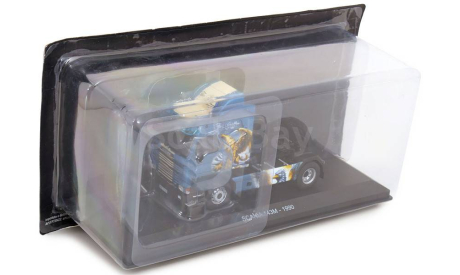 SCANIA 143m Tractor Truck 2-assi (1990) - The Griffin, Blue Black, масштабная модель, Hachette, scale43
