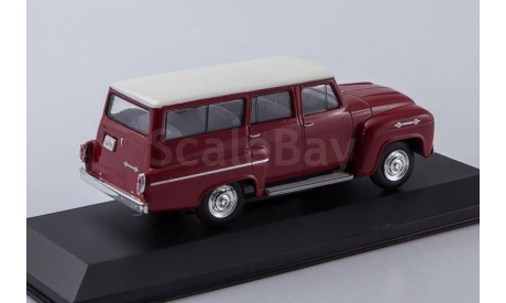 CHEVROLET Amazona 4х4 (1963), dark red / white, масштабная модель, WhiteBox, scale43