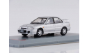 Mitsubishi Lancer Evo 1 RHD 1992, silver, масштабная модель, WhiteBox, scale43