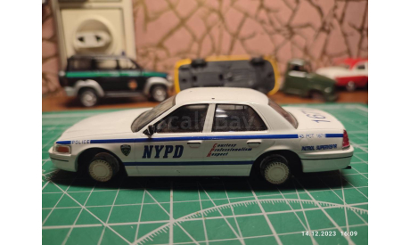Ford Crown Victoria КУЗОВ и САЛОН, масштабная модель, Полицейские машины мира, Deagostini, scale43