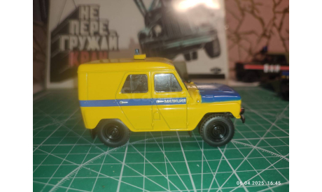 УАЗ-469 ППС, масштабная модель, Автомобиль на службе, журнал от Deagostini, scale43